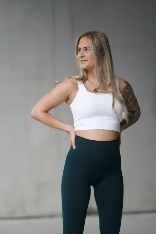 BASE Maternity Tights - Sea Green