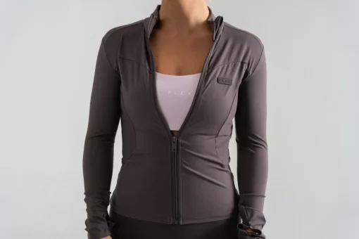 BASE Zip Jacket - Taupe Brown