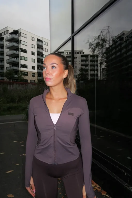BASE Zip Jacket - Taupe Brown