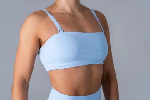 Opule Bandeau Bra - Baby Blue