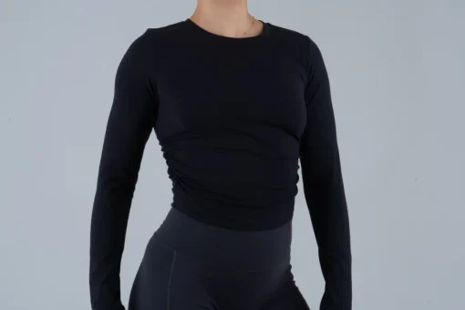 Opule Scrunch Longsleeve - Black