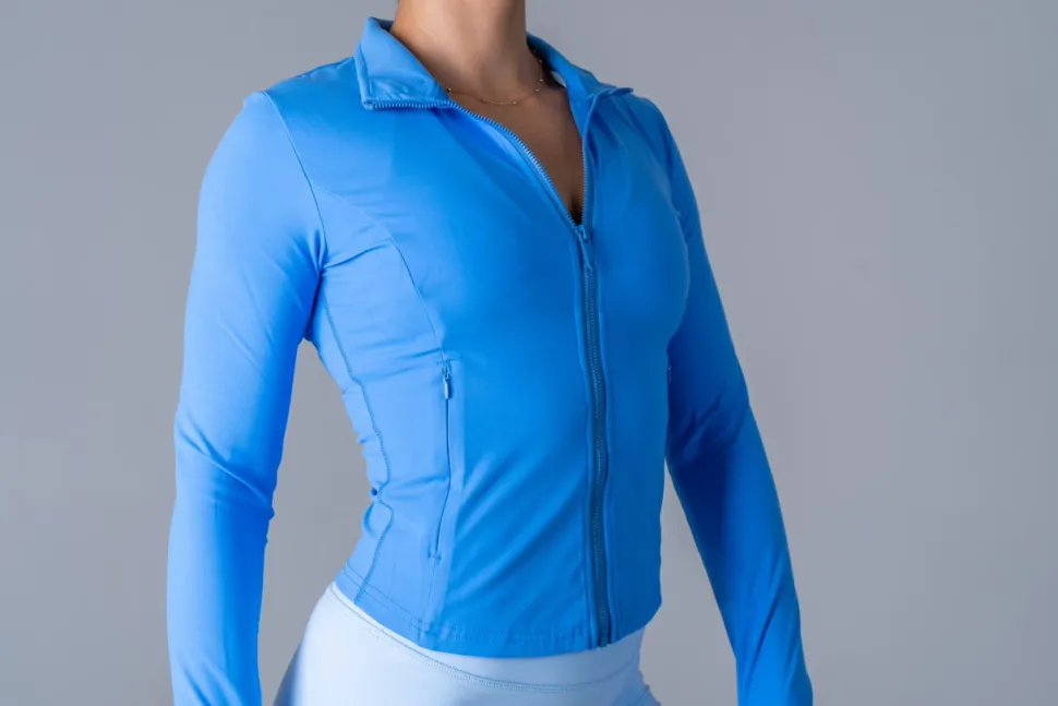 Opule Shape Jacket - Sky Blue