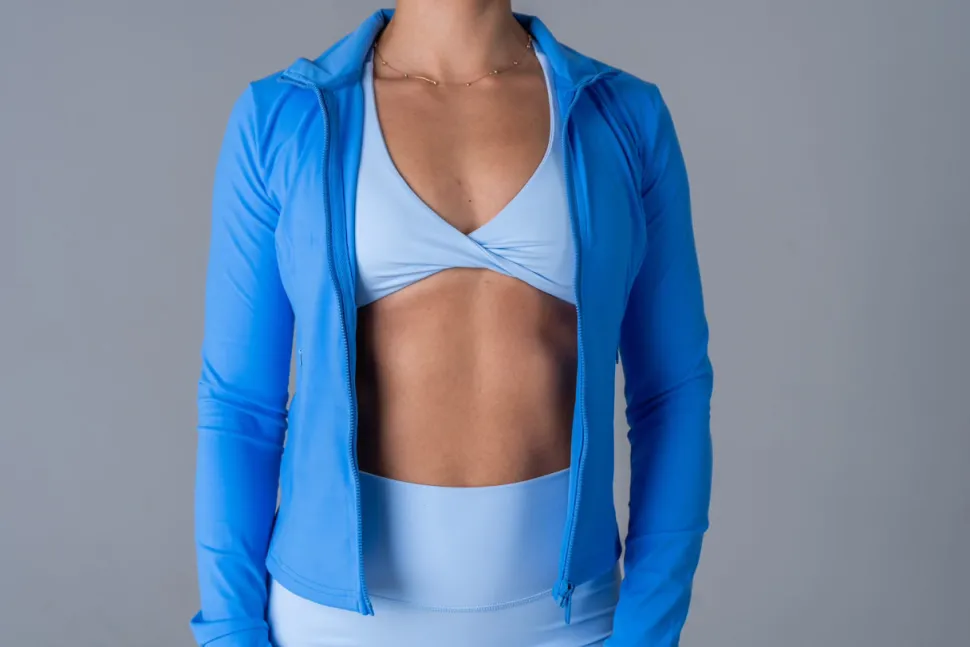 Opule Shape Jacket - Sky Blue