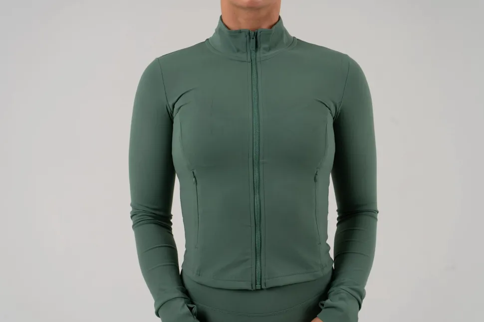 Opule Shape Jacket - Turf Green