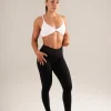 Opule Wrap Tights Black